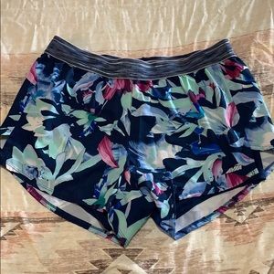 Floral athletic shorts
